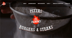 Desktop Screenshot of pizzeriaelhorno.com
